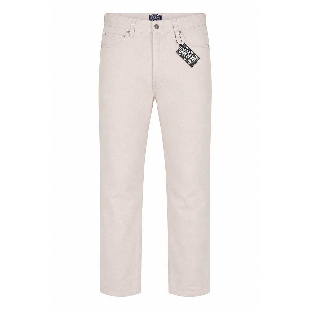 Benny Gold Mens Relaxed Fit Chino Pants Grey Cotton Streetwear 34x32 TB20000RLX